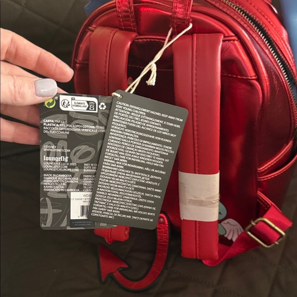 Disney Red and Blue Stitch villain Backpack - Picture 2 of 6